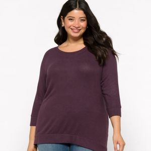 Market & Spruce Paulsen Brushed Knit Top